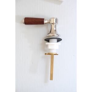 Samuel Heath Chrome Wood Fairfield Cistern Toilet Lever V277-TW NEW Discontinued